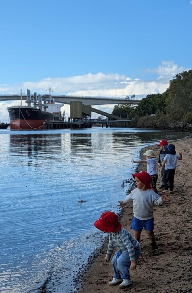 outdoor activity held at Colmslie Reserve by Wynnum Family Day Care