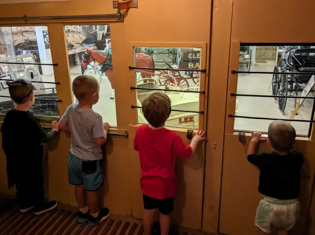 Outdoor activities at museum